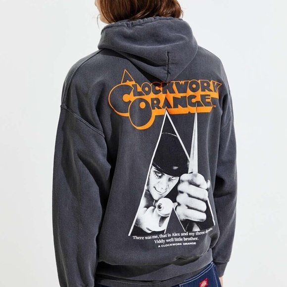 A Clockwork Orange Mens Gray Hoodie Medium New With Tags - Picture 8 of 8